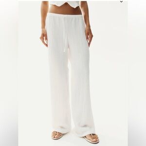 H&M Crinkled Drawstring Pants